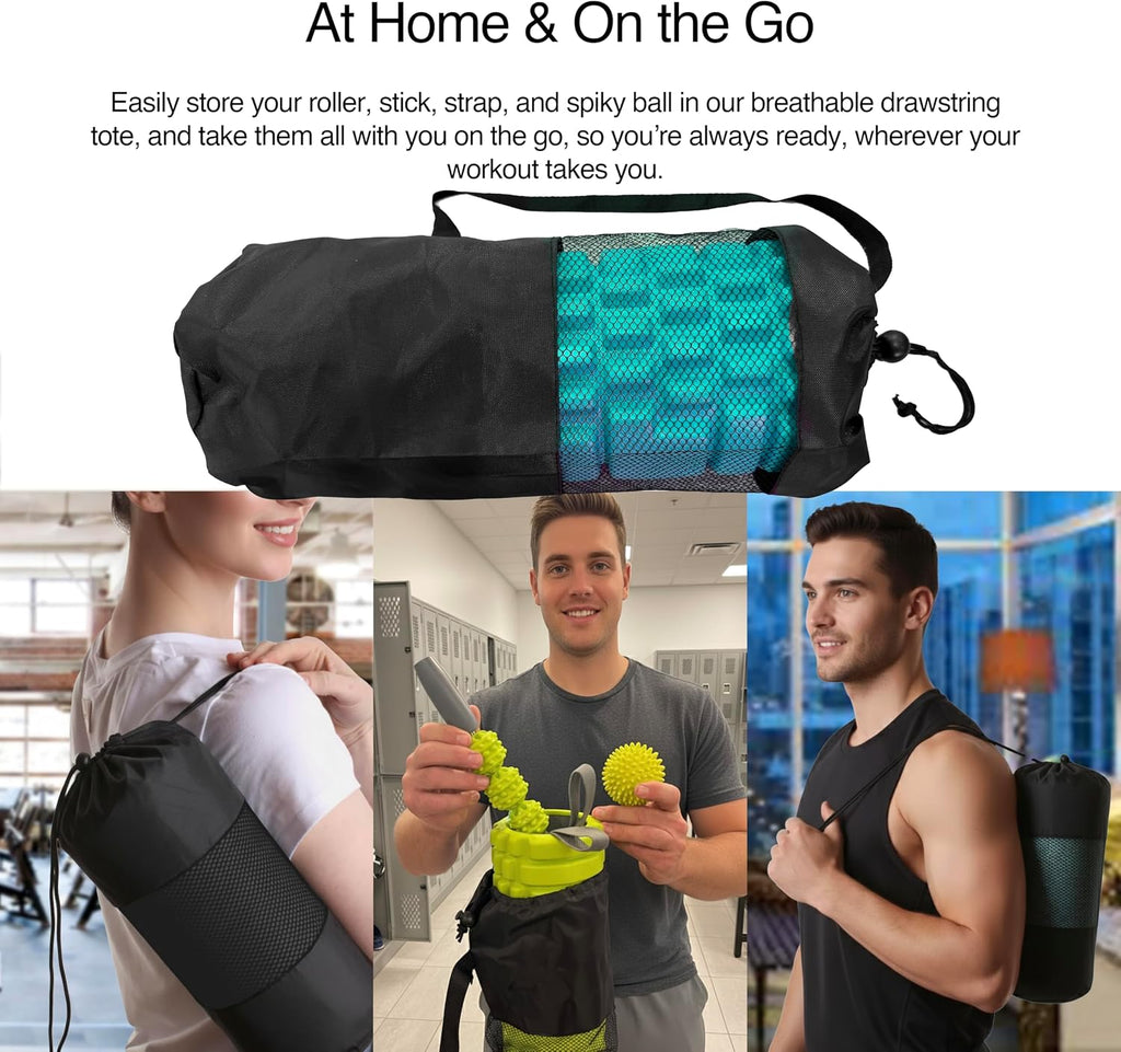 5-in-1 Massage Set, Complete Mobility Kit for Workout Recovery - ECOLOOM LLC5-in-1 Massage Set, Complete Mobility Kit for Workout RecoveryECOLOOM LLCECOLOOM LLC