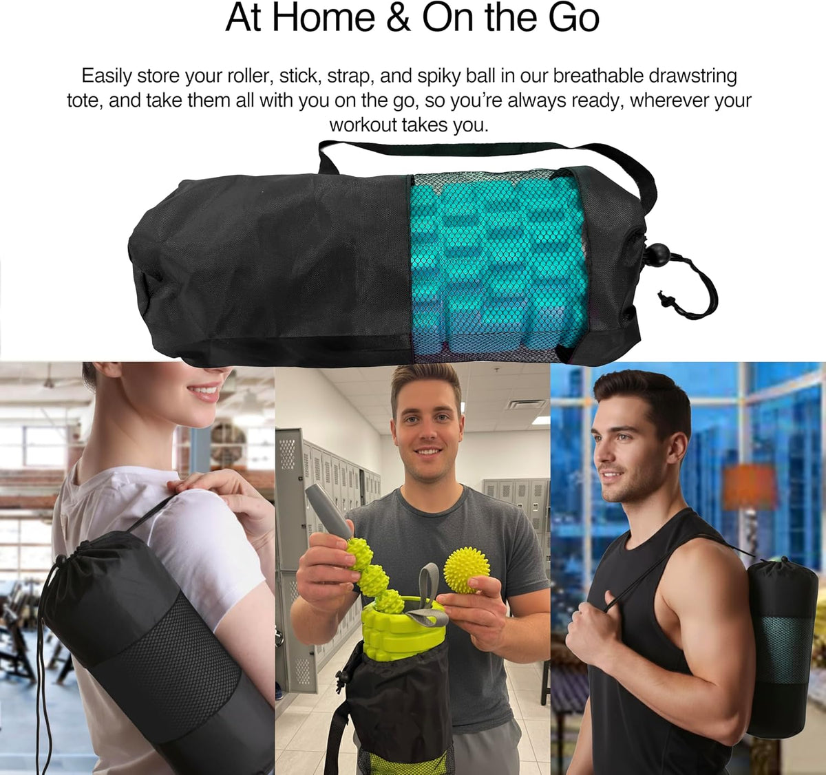 5-in-1 Massage Set, Complete Mobility Kit for Workout Recovery - ECOLOOM LLC5-in-1 Massage Set, Complete Mobility Kit for Workout RecoveryECOLOOM LLCECOLOOM LLC