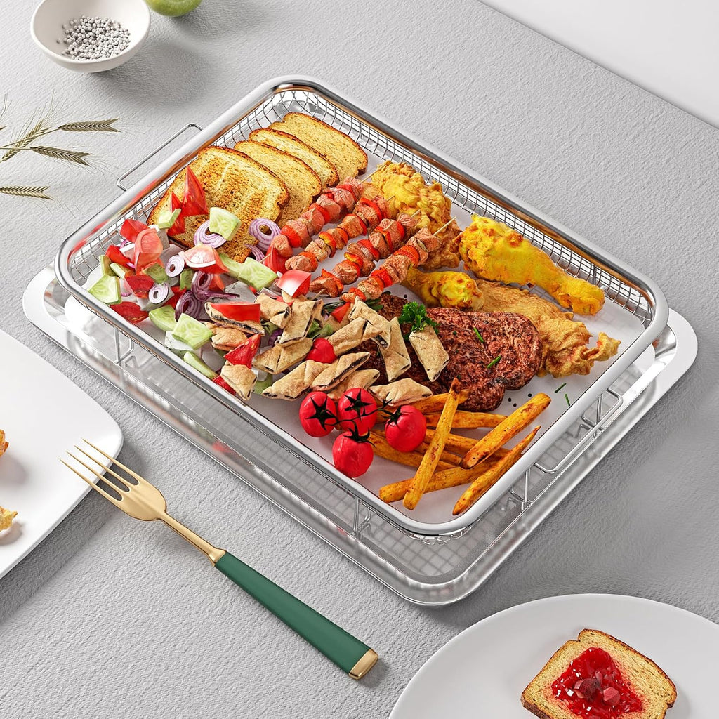 Air Fryer Basket for Oven, Oven Air Fryer Basket and Tray Set - ECOLOOM LLCAir Fryer Basket for Oven, Oven Air Fryer Basket and Tray SetECOLOOM LLCECOLOOM LLC