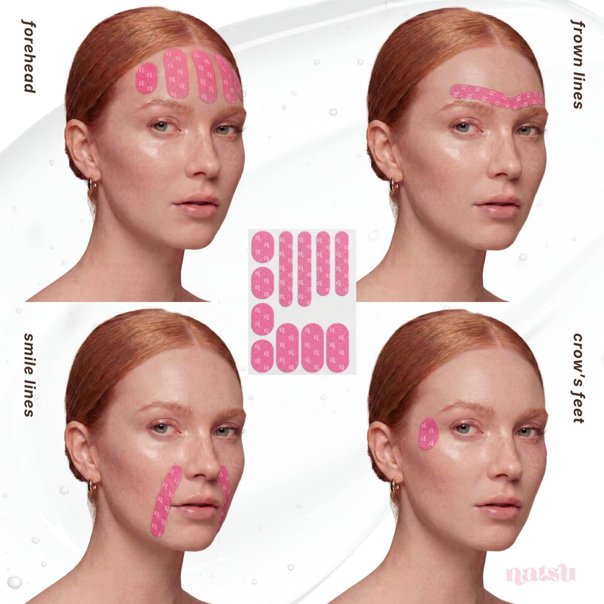 Anti Wrinkle Face Tape – Overnight Japanese Kinesiology Patches with Hyaluronic Acid & Centella Asiatica - ECOLOOM LLCAnti Wrinkle Face Tape – Overnight Japanese Kinesiology Patches with Hyaluronic Acid & Centella AsiaticaECOLOOM LLCECOLOOM LLC