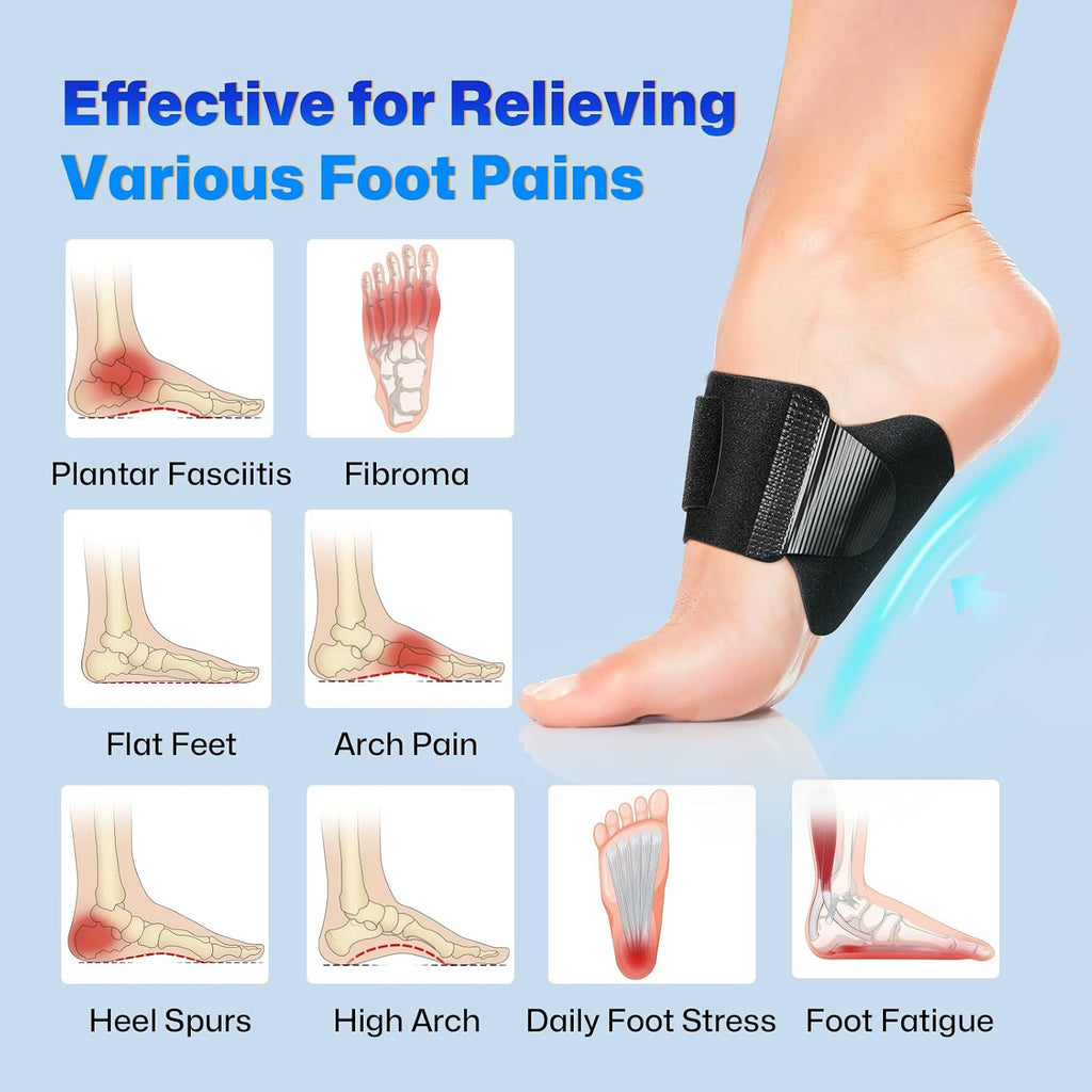 Arch Support Braces with Replaceable Gel Pads, Adjustable Orthotic Arch Support for Women Men - ECOLOOM LLCArch Support Braces with Replaceable Gel Pads, Adjustable Orthotic Arch Support for Women MenECOLOOM LLCECOLOOM LLC