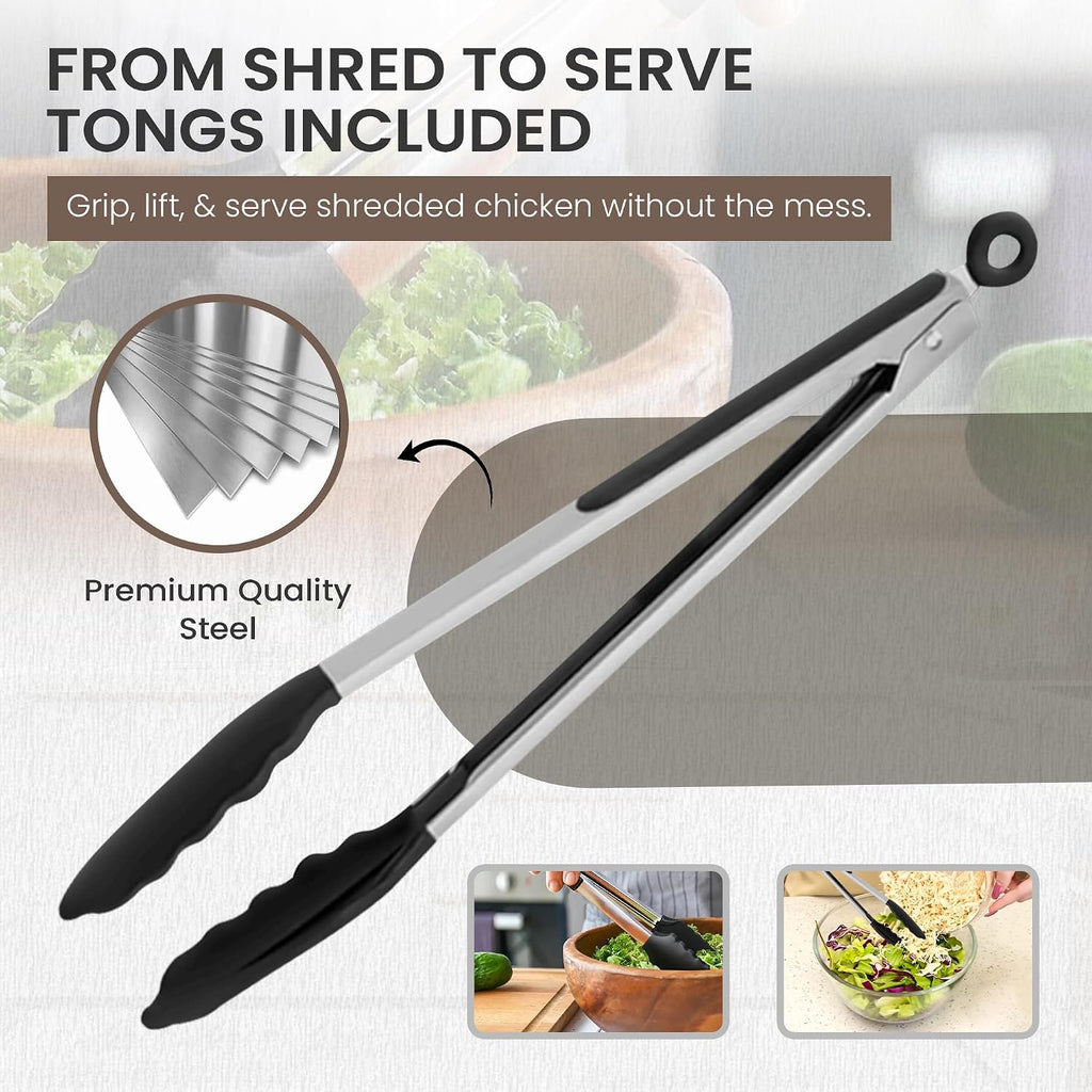 ECOLOOM Chicken Shredder, Heavy Duty Highly Durable Chicken Shredder Tool Twist - ECOLOOM LLCECOLOOM Chicken Shredder, Heavy Duty Highly Durable Chicken Shredder Tool TwistECOLOOM LLCECOLOOM LLC