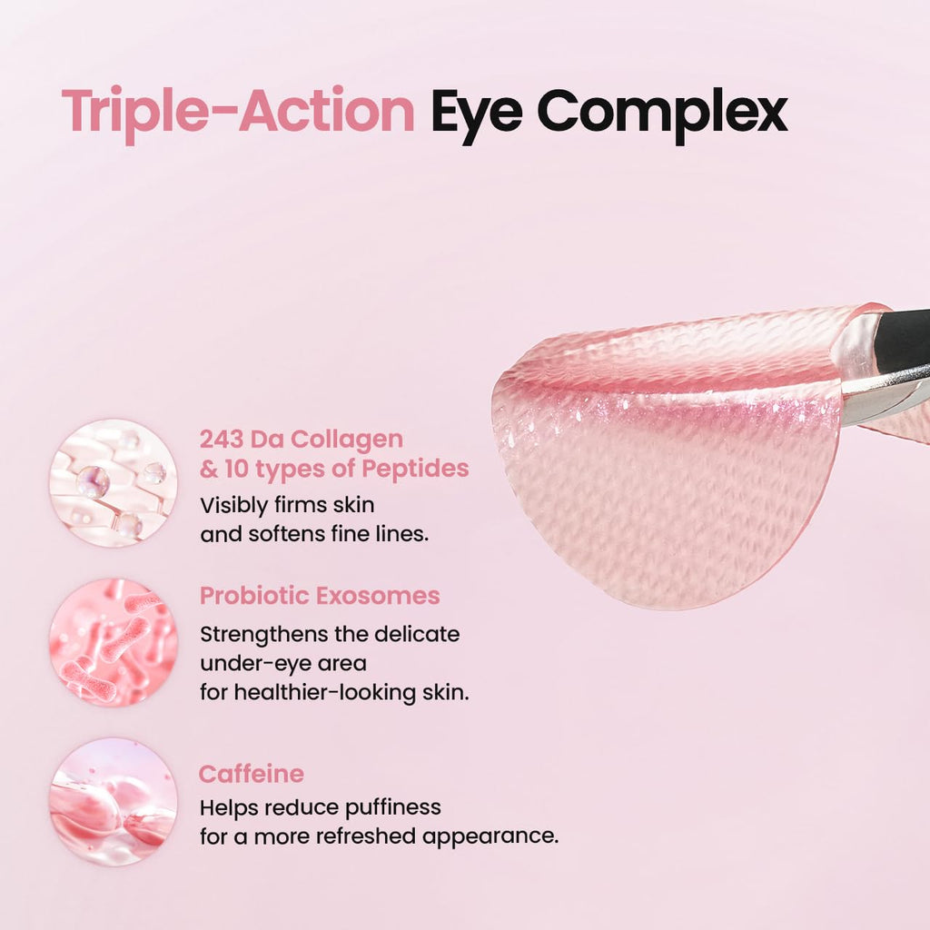 Hydrogel Eye Patches for Under Eye - Collagen Peptide, Anti Wrinkle & Fine Lines (60 Count) - ECOLOOM LLCHydrogel Eye Patches for Under Eye - Collagen Peptide, Anti Wrinkle & Fine Lines (60 Count)ECOLOOM LLCECOLOOM LLC