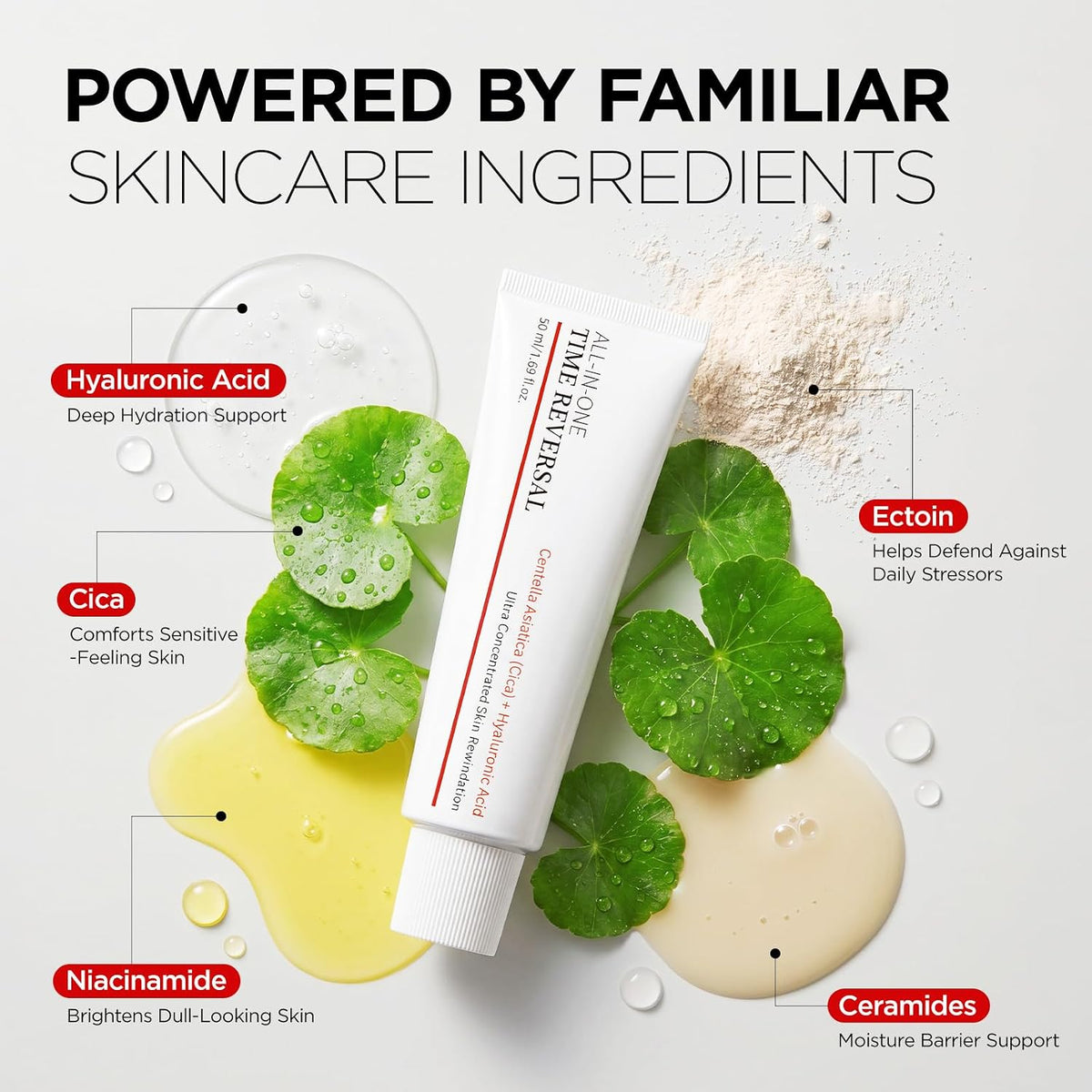 Time Reverse Cream for Women 25+: 50ml Korean Cica Face & Neck Cream All-in-One Moisturizer with Centella Asiatica - ECOLOOM LLCTime Reverse Cream for Women 25+: 50ml Korean Cica Face & Neck Cream All-in-One Moisturizer with Centella AsiaticaECOLOOM LLCECOLOOM LLC